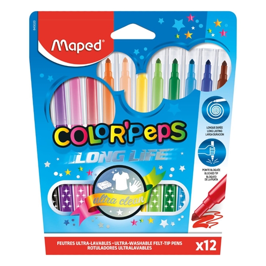 Tusser Color Peps, 12 stk. - Maped