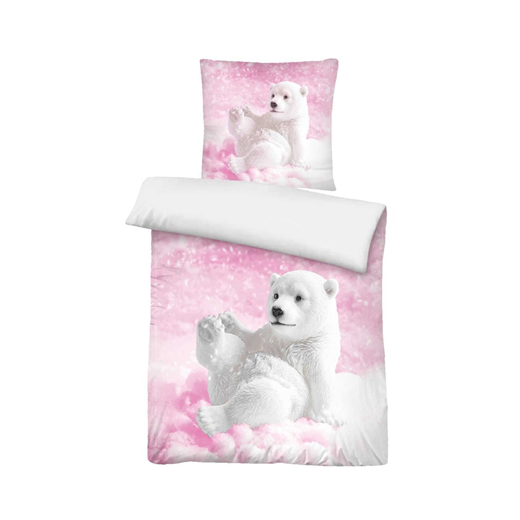 Babysengetøj, Isbjørn, lyserød - bySKAGEN
