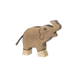 elefant-med-rejst-snabel-lille-trædyr-holztiger