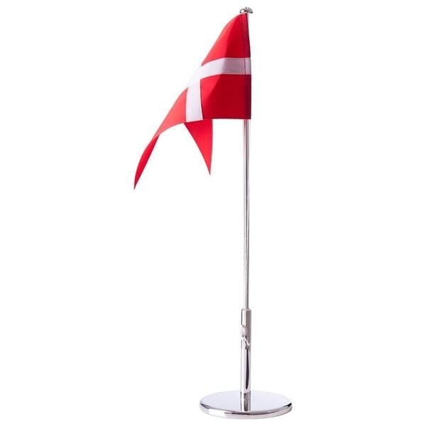 Image of Forkromet flagstang - med dåbsfod - 40 cm