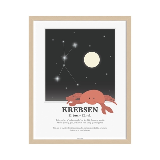 KIDS by FRIIS Stjernetegns plakat - Krebsen
