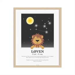 stjernetegnsplakat-løven-kids-by-friis