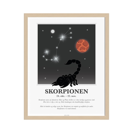 KIDS by FRIIS Stjernetegns plakat - Skorpionen