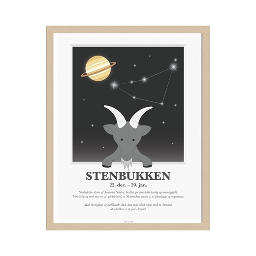 KIDS by FRIIS Stjernetegns plakat - Stenbukken